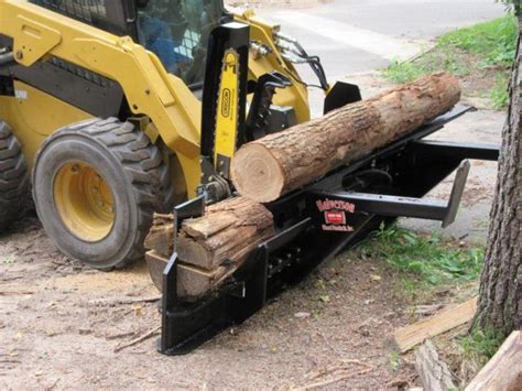 This powerful accessory transforms your auger into a top-class log splitter, taking efficiency and productivity to new heights. . Skid steer wood splitters